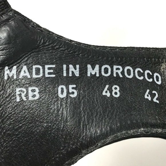 Dansko Ankle Strap Sandals Black Block Heels 11 - Picture 8 of 9